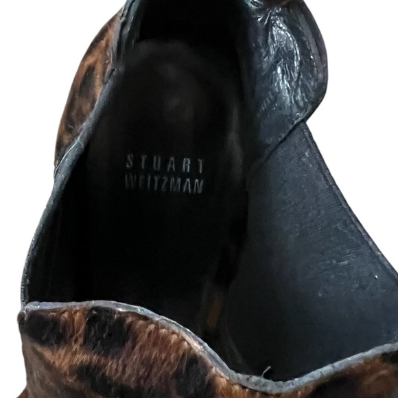 VTG Stuart Weitzman Brown and Black High Heel Sandals with Ankle Strap - Picture 5 of 5